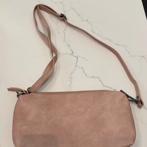 Mona B Blush Pink Crossbody Bag